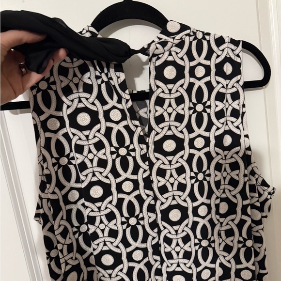 Signature by Robbie Bee Black and White Sheath Midi Dress - Picture 5 of 7